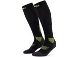 Calzini Da Corsa Cep, Alti, 5.0, Uomo Nero/Lime Nero/Lime Iii
