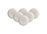 Like. By Villeroy & Boch FrüHstüCksteller Perlemor Sand ø 23,8 Cm 6Er Set