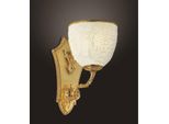 Casa Padrino Applique Barocca Oro/Bianco H. 45 Cm - Italy