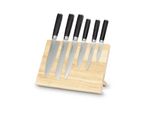 Damastmesser Set 7Tlg, Inkl Messerblock