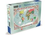 Puzzle Mappa Del Mondo 1000 Pezzi