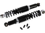 Set: Puntoni, Posteriore, Regolabile, Nero/Cromo, Lunghezza: Ca. 310M - Per Simson KR51 Schwalbe, SR4 Bird Series