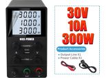 Alimentatore Dc, Uscita 30V/60V/120V, Corrente 3A/5A/10A, Nero SPS3010D