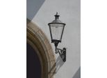 Casa Padrino Applique Da Esterno In Stile Liberty Grigio H. 131,5 Cm - Illuminazione Per Esterni
