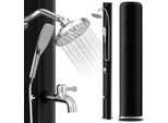 Hengda Doccia Solare Doccia Da Piscina Doccia Da Giardino 35 L Con Cappuccio Protettivo E Doccetta Doccia Da Campeggio Fino A 60 °C Doccia A Pioggia Doccia Da Esterno Piscina Da Campeggio