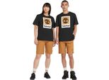 Timberland Stack Logo Maglietta A Maniche Corte Colorata Nero S Uomo Nero S