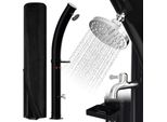 Tolletour Doccia Solare 35L Doccia Da Giardino Doccia Da Piscina Doccia Da Esterno Doccia Solare Curva Con Copertura Protettiva