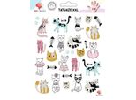 Adorabili Tatuaggi Lavabili Per Bambini A Forma Di Gatti Xxl - Divertenti Per Ogni Occasione! Il Modo Perfetto Per Decorare In Modo Unico Il Proprio Corpo Senza Preoccupazioni.