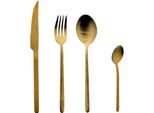 Set Di Posate Dorate Da 16 Pezzi Jean Dubost Na020890X40047