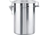 Contenitore Per Caffè In Acciaio Inox, Barattolo Sottovuoto Per Zucchero E Tè In Grani (1800 Ml)