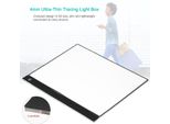 A3 Led Tracing Light Box Pad Graphic Tablet 4Mm Ultra-Thin Drawing Board Copyboard 3 Livelli Di Oscuramento Con Scala Separata Plate Clips Cavo Usb Per Artisti Animazione Designing Sketching Calligrafia