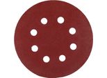 Tamponi Di Lucidatura Da 125 Mm, Dischi Abrasivi Rossi Con 8 Fori, Carta Abrasiva (Grana 150)