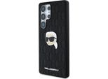 Custodia Karl Lagerfeld In Pelle Monogram Pin Logo Karl Head Do Samsung Galaxy S25 Ultra Czarny