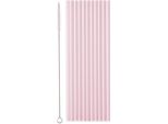 Cannucce Di Plastica Rosa Da 23 Cm - Perfette Per Le Vostre Bevande! Confezione Da 12 Pezzi Per Aggiungere Un Tocco Di Colore A Qualsiasi Festa!