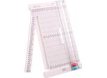 Kw-Trio Taglierina Portatile Per Carta - 32 Cm Di Lunghezza Di Taglio Con Testa Pieghevole E Righello Laterale - Per Carta, Foto, Biglietti E Scrapbooking