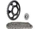 Set Di Catene 3 Pezzi Nero 14/42 Denti Per ZüNdapp Star 1 2 Tipo 462