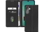 Avizar, Custodia Per Samsung Galaxy A26 Flap Wallet Video Stand, Nero