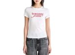 Tommy Hilfiger Jeans - Maglietta Essenziale Bianca - S