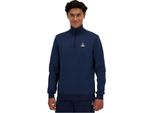 Le Coq Sportif Ess N°1 Felpa Con Mezza Zip Blu M Uomo Blu M