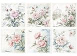 Set Di Carta Di Riso Per Artigianato - Itd - RSM177 Fiori, Rose, Peonie