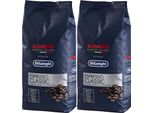 Delonghi Kimbo Classic Kaffee Bohnen 2X1Kg Arabica Robusta Espresso Stark