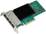 Intel E610-XT4, Interno, Cavo, Pci Express, Ethernet, 10000 Mbit/S, Nero, Verde, Argento
