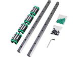 Guida Lineare HGR20, Movimento Di Alta Precisione, Struttura In Acciaio Resistente, HGR20 HGH20CA, 400 Mm