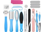 Set Per La Cura Dei Piedi, Strumenti Per Pedicure, Rimozione Dei Calli, Scrubber Per Piedi, Lima E Raschietto