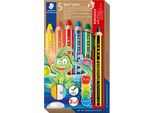 Staedtler 140 C6P1 Matita Colorata Esagonale Staedtler Noris Junior, Confezione Bonus