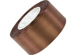 Nastro Di Raso 50 Mm - Cioccolato - 32 Metri