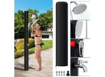 Doccia Solare Clanmacy 20-60 Litri - Fino A 60 °C - Con Soffione Orientabile, Doccetta E Tubo Da Giardino