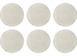 Inf Set Di 6 Tovagliette - Tovagliette Di Carta Intrecciata Bianco
