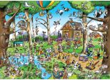 Cobble Hill Puzzle Doodletown Paradiso Degli Uccelli 1000 Pezzi