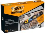 Bic Intensity Evidenziatore 12 Pz Tipo Di Punta Nero