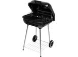 Barbecue A Carbonella 45X40 Cm Con Coperchio, Barbecue Da Campeggio