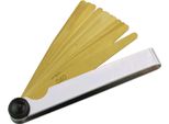 Spessimetro Spessore Della Lama 0,05-1,0 Mm Ottone Lunghezza 100 Mm Numero Di Lame 13 Pz.