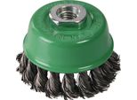 Spazzola A Tazza Ø 80 Mm Spessore Del Filo 0,5 Mm Va 8500 Min-¹
