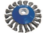 Spazzola Conica Ø 100 Mm Spessore Del Filo 0,35 Mm Va 13 Mm 12500 Min-¹