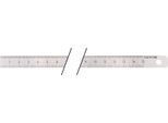 Regolo In Acciaio Lunghezza 150 Mm Graduazione Flessibile In Acciaio Inox B = Mm/1/2 Mm