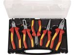 Set Di Pinze Contenuto 5 Pezzi Vde Cromato In Valigetta Di Plastica