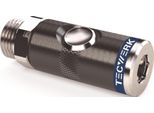 Giunto Di Sicurezza A Pulsante Dn 7,4, Filettatura Esterna Alluminio Nbr Filettatura G 3/8 ″ 16,66 Mm
