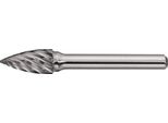Fresa Spg Inox Ø 6 Mm Lunghezza Testa 16 Mm Gambo Ø 6 Mm Dentatura In Metallo Duro Normale, Fine