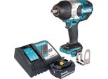 Avvitatore A Impulsi A Batteria Makita Dtw 1004 RF1 18 V 1050 Nm 1/2" Brushless + 1X Batteria Ricaricabile 3,0 Ah + Caricabatterie"