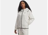 Under Armour Unstoppable Fleece Fz - Top White, GrößE:S