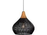 Lampada A Sospensione Di Design, Vintage Realizzata A Mano In Rattan, Stile Giapponese, B, Senza Lampadina