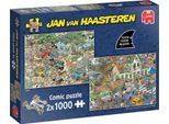 Jan Van Haasteren, Safari E La Tempesta, Puzzle Da 2X1000 Pezzi