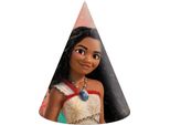 Vaiana 2 Vaiana Ii Cappelli Di Carta Per Feste Di Compleanno Disney, 6 Pezzi.