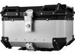 Valigia Posteriore Per Moto, In Lega Di Alluminio Resistente, Capacità 65L, Argento 65L