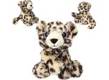Snukis Peluche Leopardo 25 Cm -Beige-Marrone Peluche Leopardo
