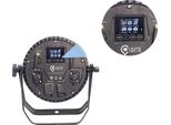 Faretto Da Palco, 12X18W Rgbwauv 6In1 Led, Display Touch Monocromatico, Batteria Ricaricabile, Modello 6In1 Touch, Spina Ue